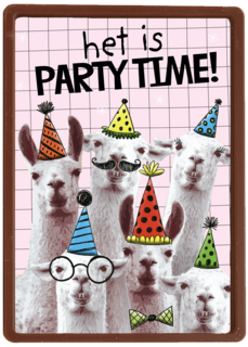 het is weer partytime met deze lamas