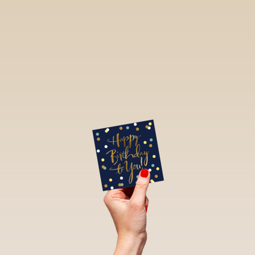 happy birthday classic confetti