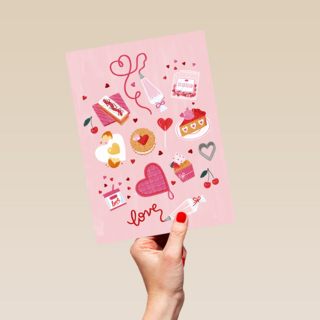 Valentijn liefde taarten