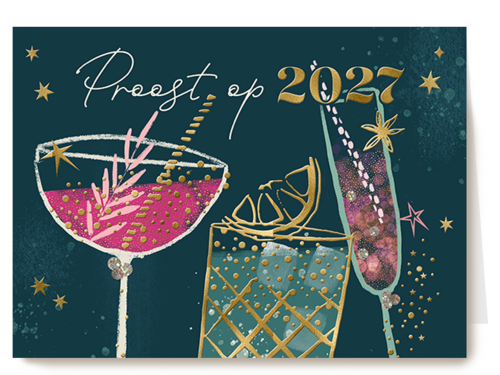 Kaart Hallmark | Nieuwjaar | Proost Op 2027