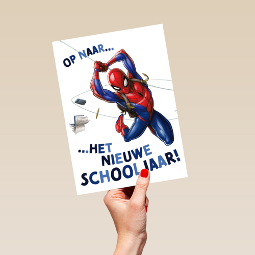 Op naar het nieuwe schooljaar met Spiderman