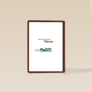 Nieuwe baan kijk jou eens gaan