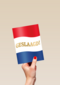 geslaagd kaart nederlandse vlag