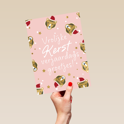Vrolijke Kerst verjaardags groetjes