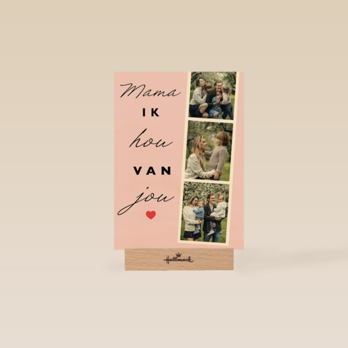 moederdag fotokaart hip mama ik hou van jou