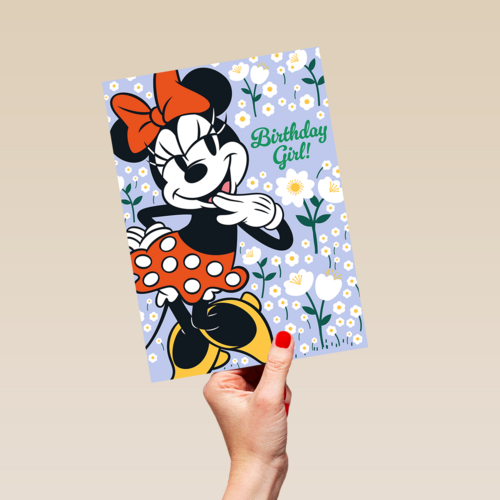 Minnie Mouse Birthday Girl bloem