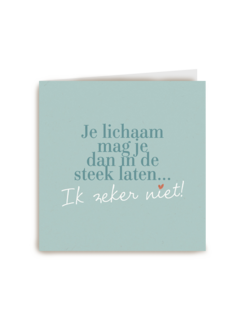 Sterktekaart Ziekte Ik laat je niet in de steek
