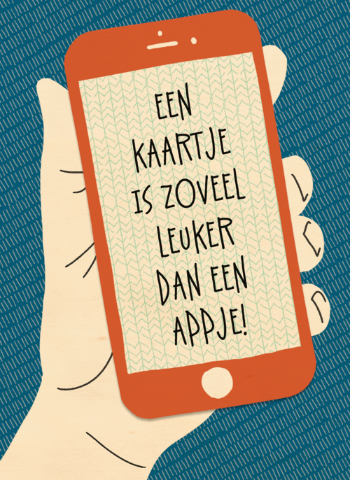 Verjaardagskaart zoveel leuker dan een appje