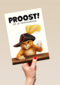 Puss in boots verjaardagskaart proost