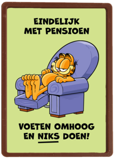 Garfield met pensioen