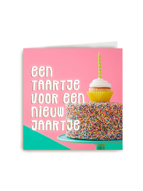 Verjaardagskaart Hallmark | Een Taartje Voor Een Nieuw Jaartje
