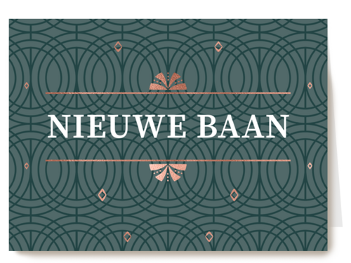 Kaart Hallmark | Nieuwe Baan | Nieuwe Baan Kaart Stijlvol