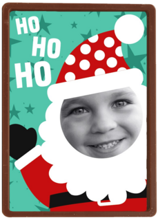 hohoho grappige fotokaart kids