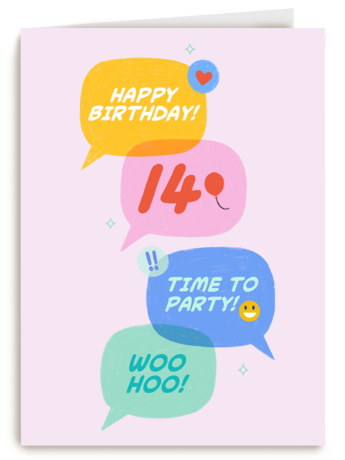 happy birthday 14 time to party