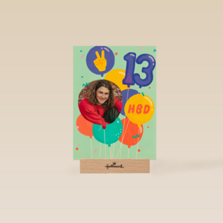 HBD 13 jaar fotokaart