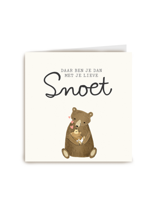 geboorte daar ben je dan met je lieve snoet