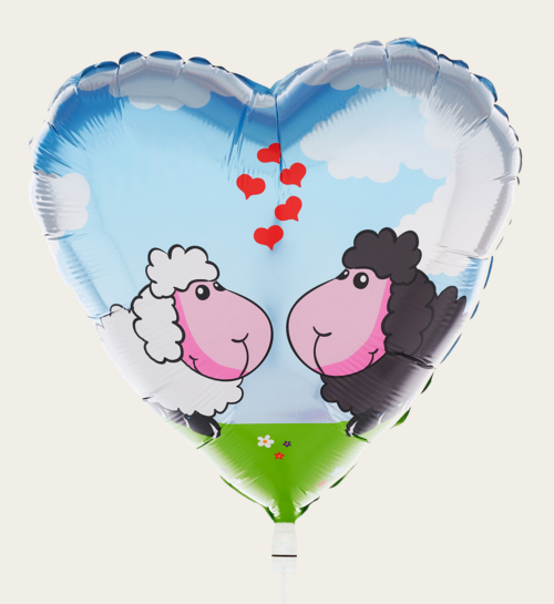 Ballon Dikke Kus Schaap Multi