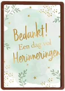 Bedankt een dag vol herinneringen