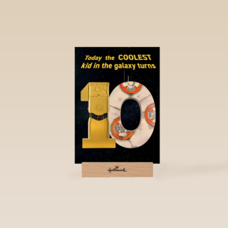Star Wars verjaardagskaart 10 jaar
