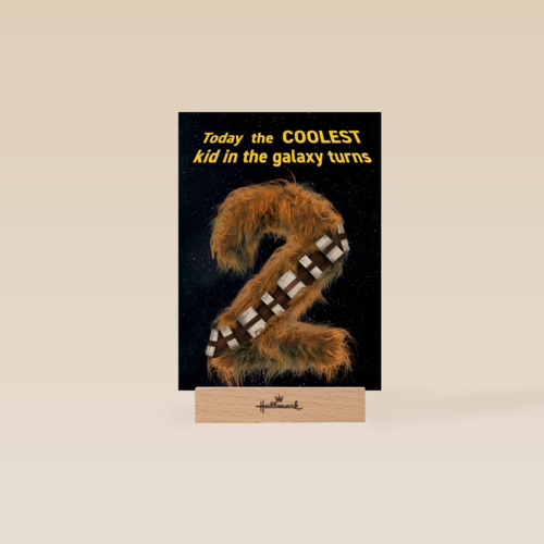 Star Wars verjaardagskaart 2 jaar