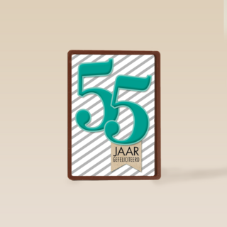 vijfenvijftig turqouise strepen