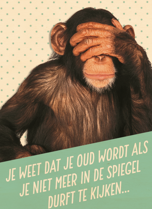 als je niet meer in de spiegel durft te kijken