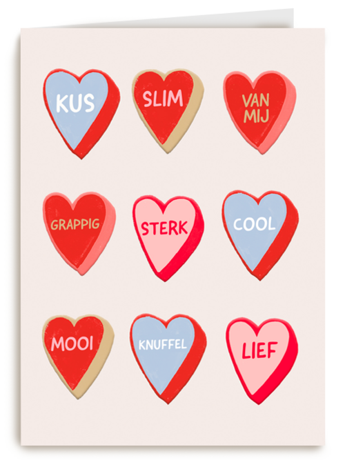 Omschrijf je lover in hartjes