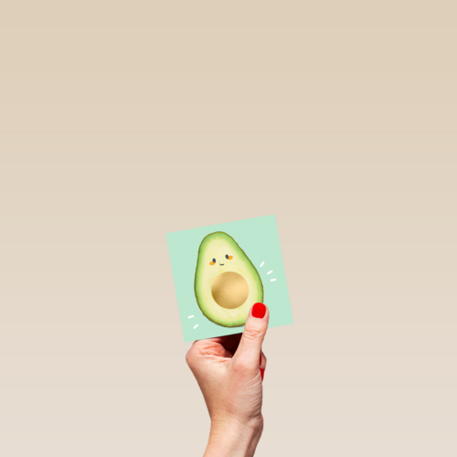 Zwangerschap felicitatie avocado