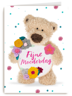 moederdag kaart beer fijne moederdag