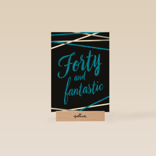 Verjaardagskaart leeftijden man 40 and fantastic