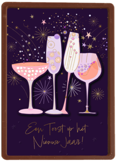 Een toost op het nieuwe jaar