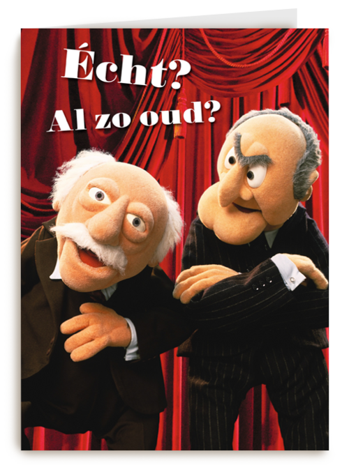 ben je net zo oud als statler en waldorf