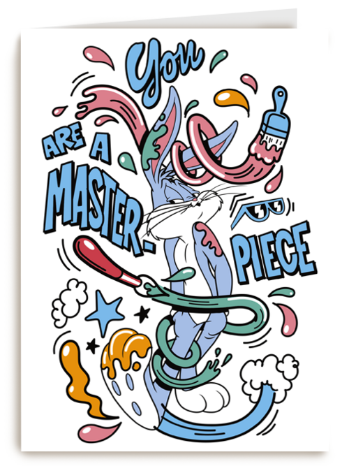 you are a masterpiece with bugs bunny