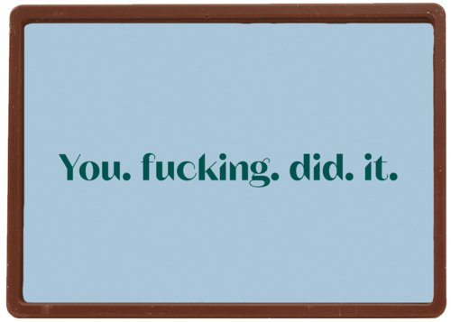 andC You fucking did it