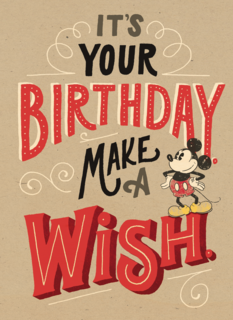 disney adult its your birthday make a wish