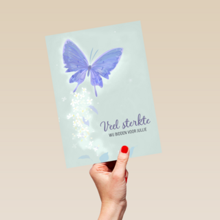 condoleancekaart wij bidden voor jullie