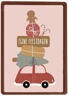 Fijne feestdagen auto Eef Lillemor