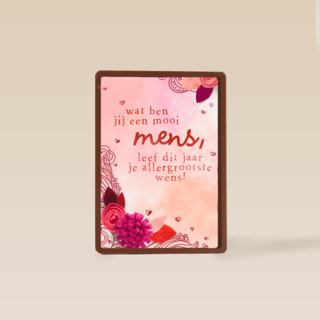 verjaardag kaart wat ben jij een mooie mens