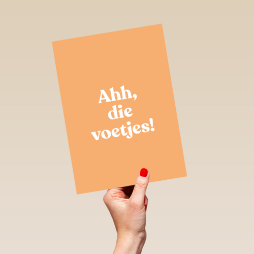 geboorte felicitatie zoon dochter andc ahh die voetjes