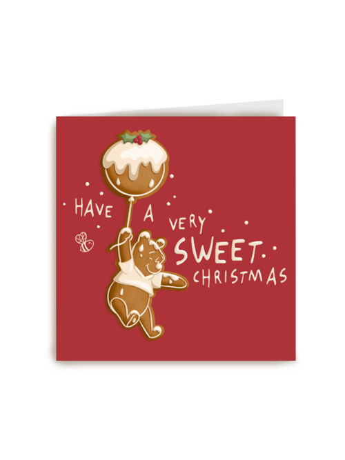 Sweet Christmas Winnie the Pooh