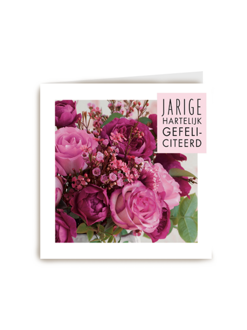 veel roze bloemen