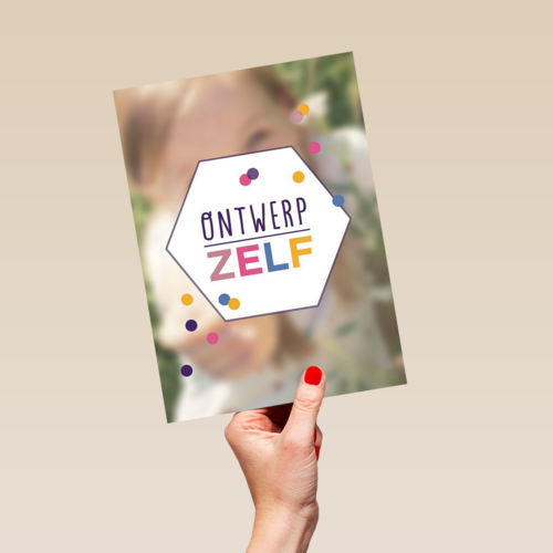 ontwerp het zelf kaart portret