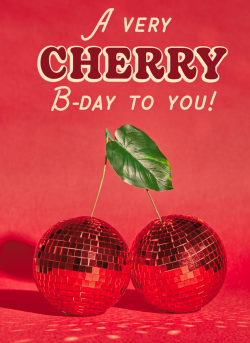 A very cherry bday to you