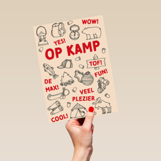 Op kamp veel plezier