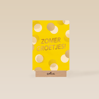 zomer kaart klassiek zomer groetjes