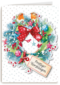 Roodborstjes kerstkrans