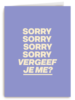 AndC Sorry vergeef je me
