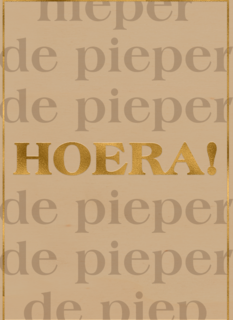 Verjaardagskaart hieperdepieper hoera