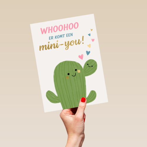 Whoohoo er komt een mini you