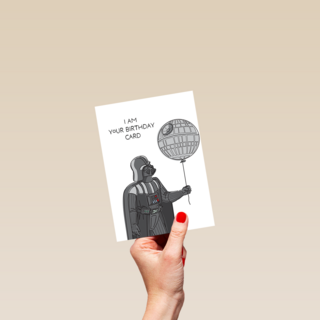 Star Wars I Am Your Birthdaycard